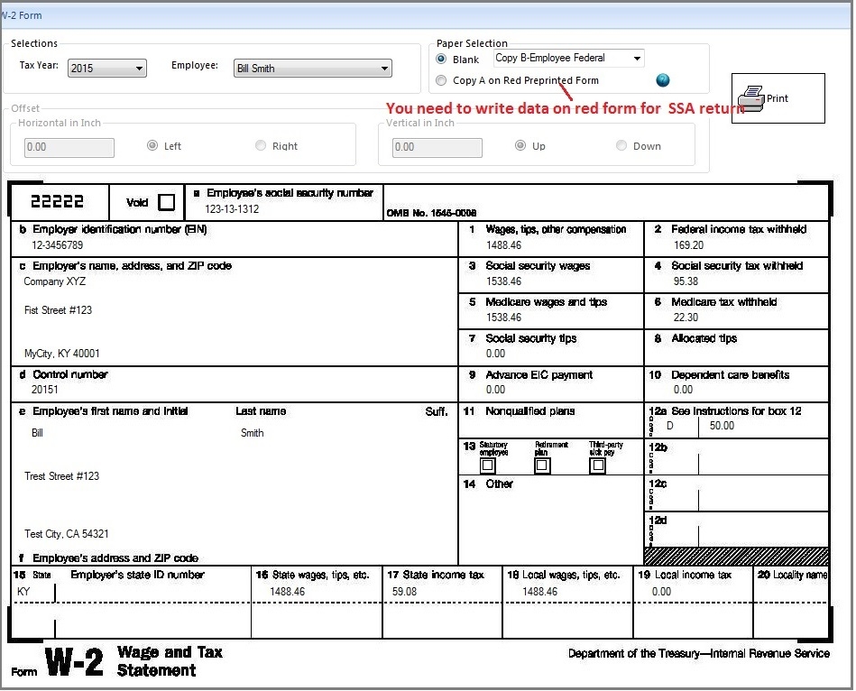 2024 W 2 Forms Printable Sadye Malissa
