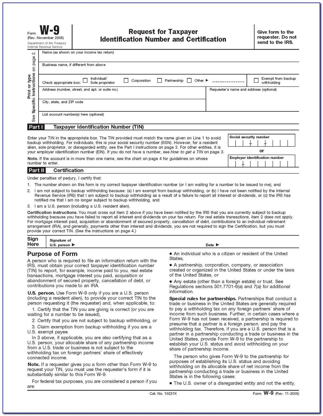 2024 W 9 Forms Printable Timmy Claudine