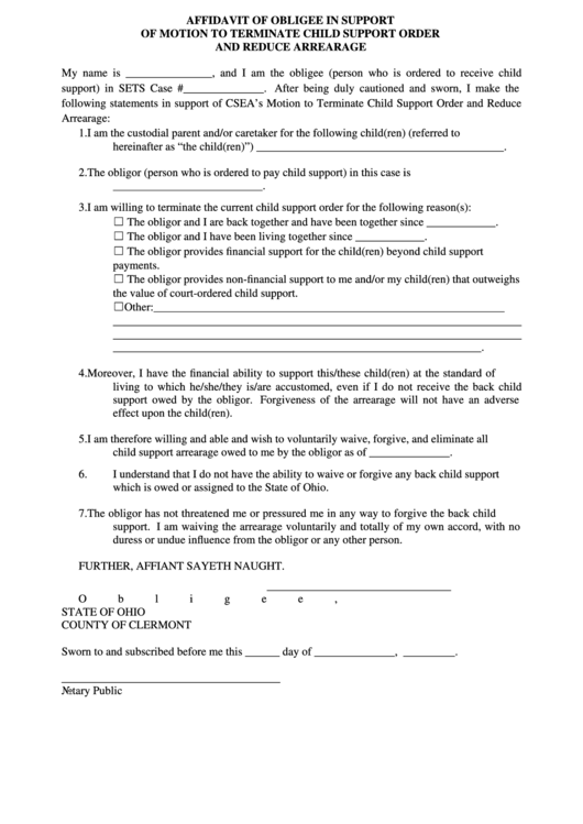 Affidavit Of Child Support Form Philippines 2024 