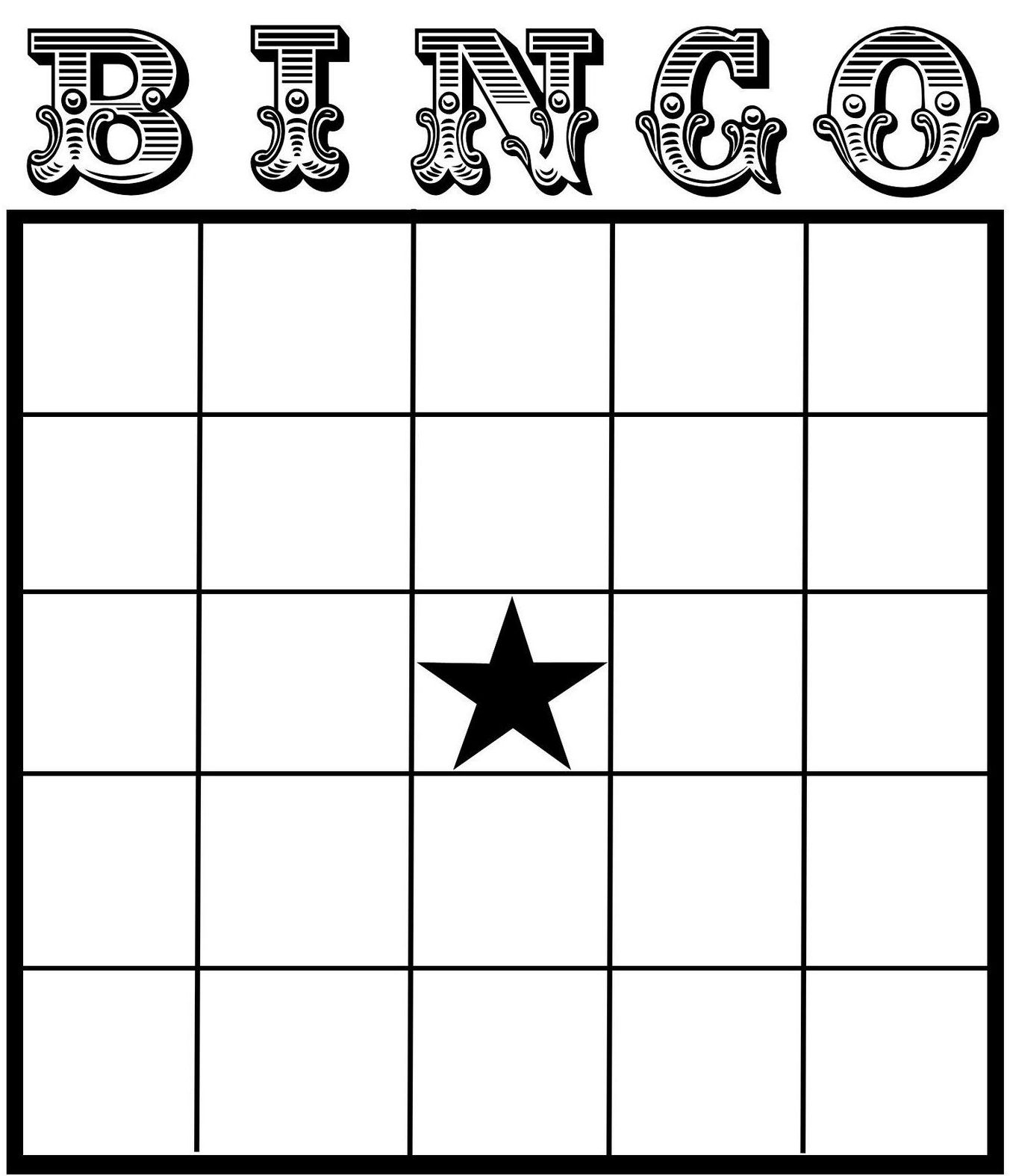 Blank Bingo Forms Printable Printable Forms Free Online