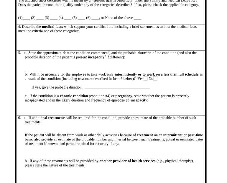 Bnsf Fmla Printable Forms Printable Forms Free Online