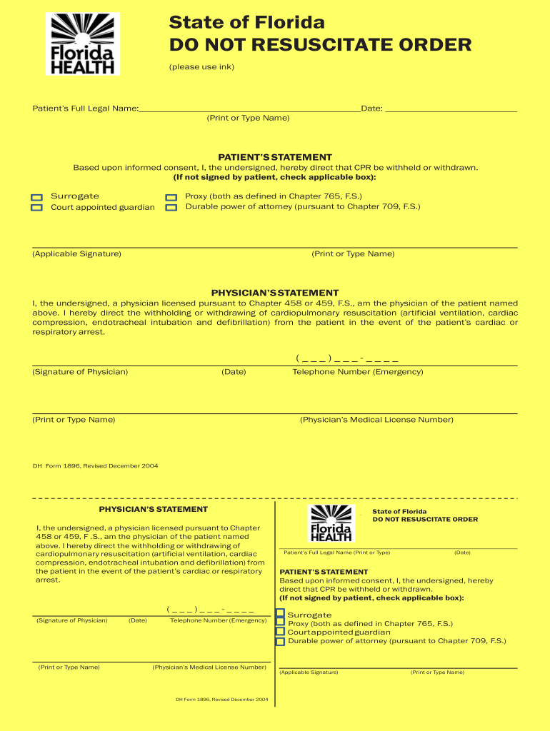 Dnr Printable Form Printable Forms Free Online