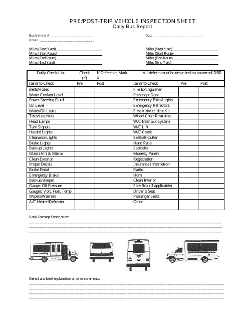 Dot Inspection Forms Fillable Pdf Printable Forms Free Online