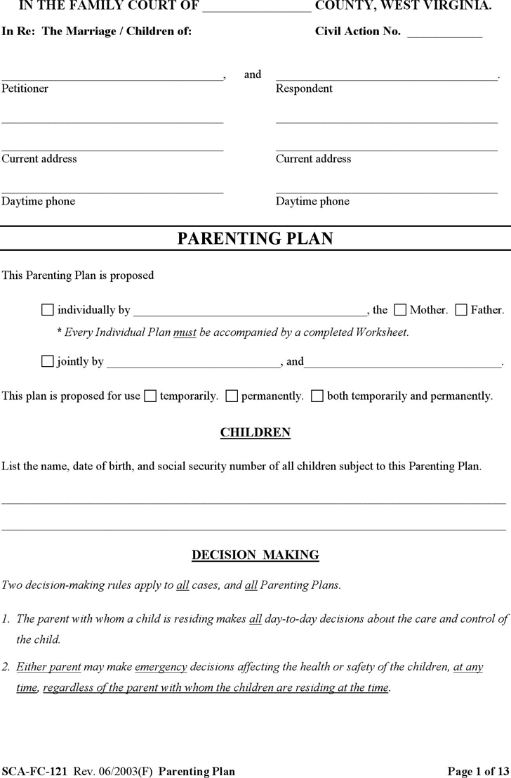 Family Law Printable Court Forms Printable Forms Free Online