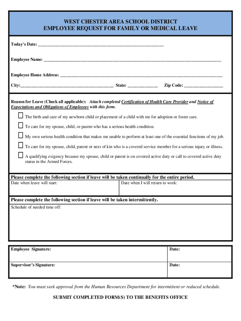 Fmla Printable Forms Printable Forms Free Online