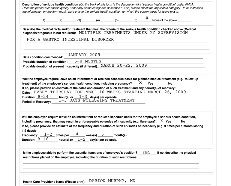 Fmla Printable Forms Printable Forms Free Online