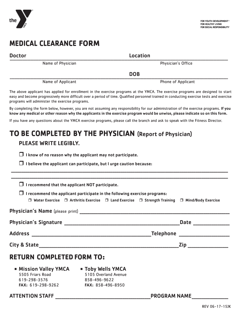 Free Printable Dental Clearance Form FREE Printables