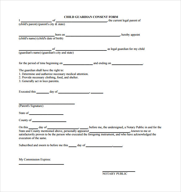 Free Printable Legal Guardianship Forms Printable Forms Free Online