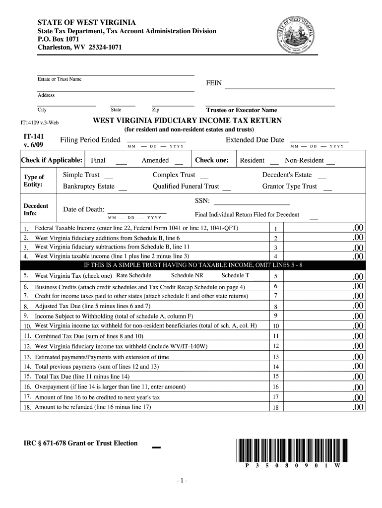 Free Printable Wv State Tax Forms Printable Forms Free Online
