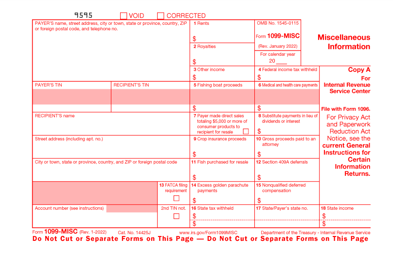 Irs 1099 Form 2025 Printable Elga Lisabeth