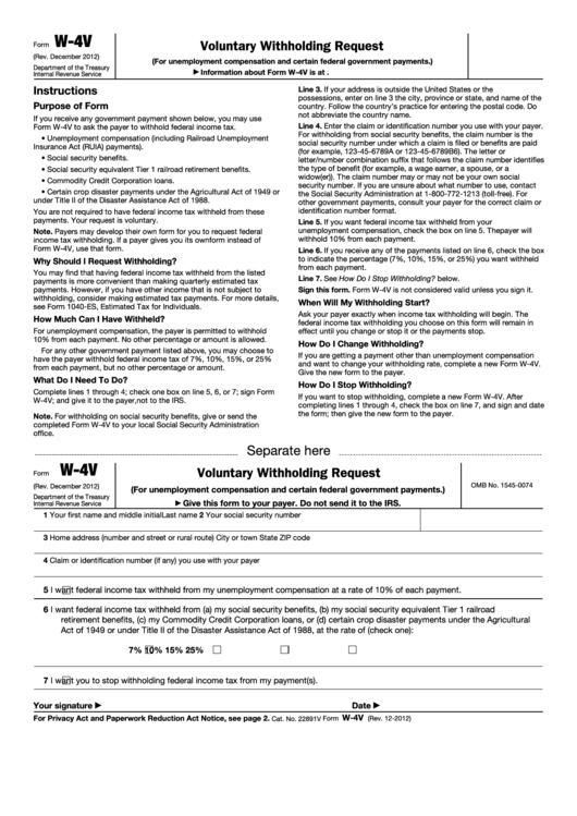 Irs Form W 4v Printable Printable W 4 Forms W4 Form 2021 Printable Images