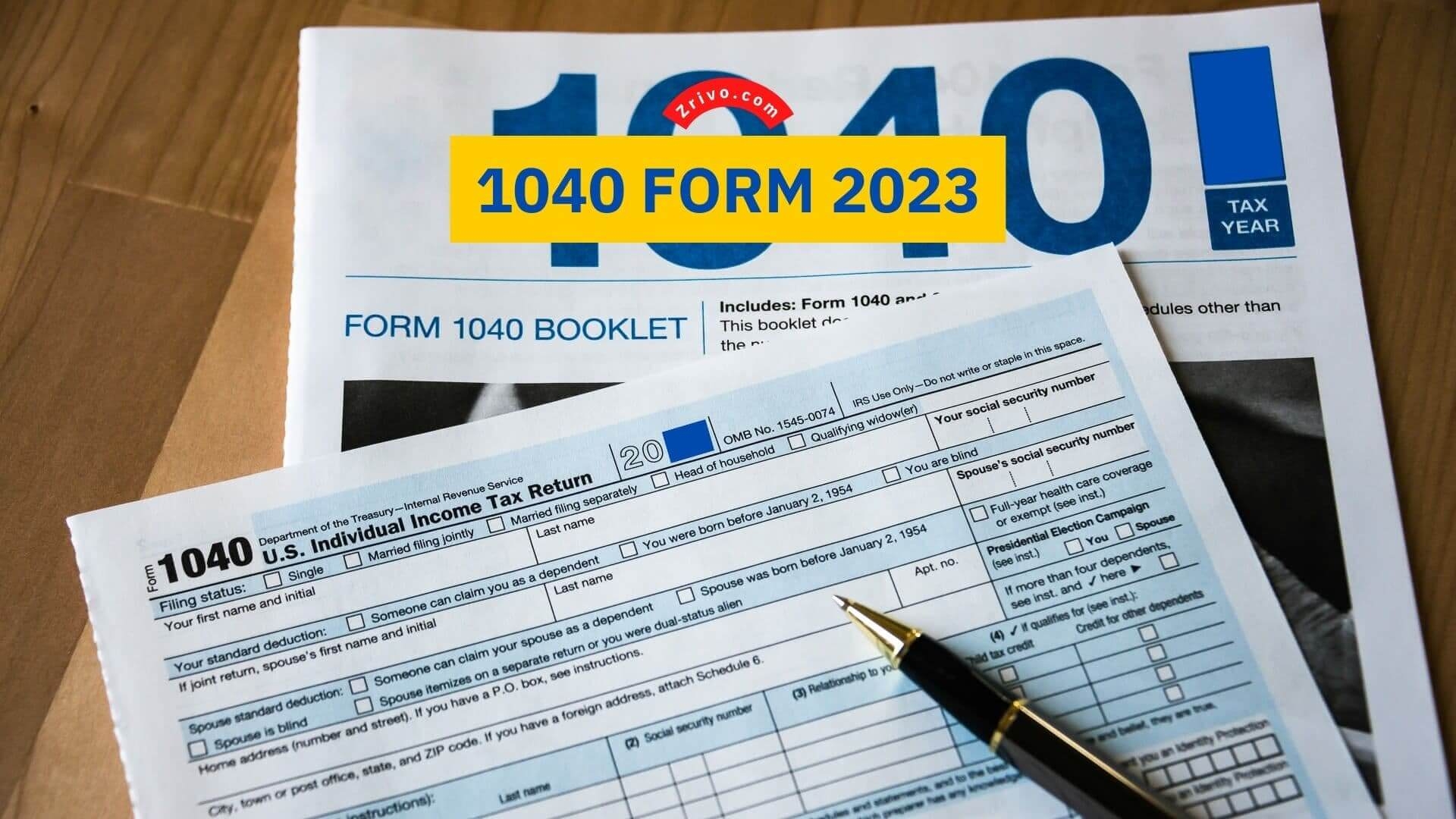 Irs Tax Forms 2024 Printable Form 1040 Sr