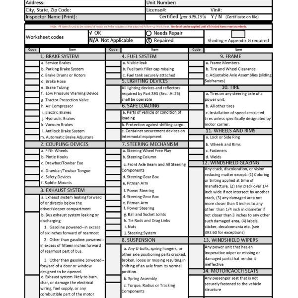 Mn Dot Inspection Forms Fillable Pdf Printable Forms Free Online