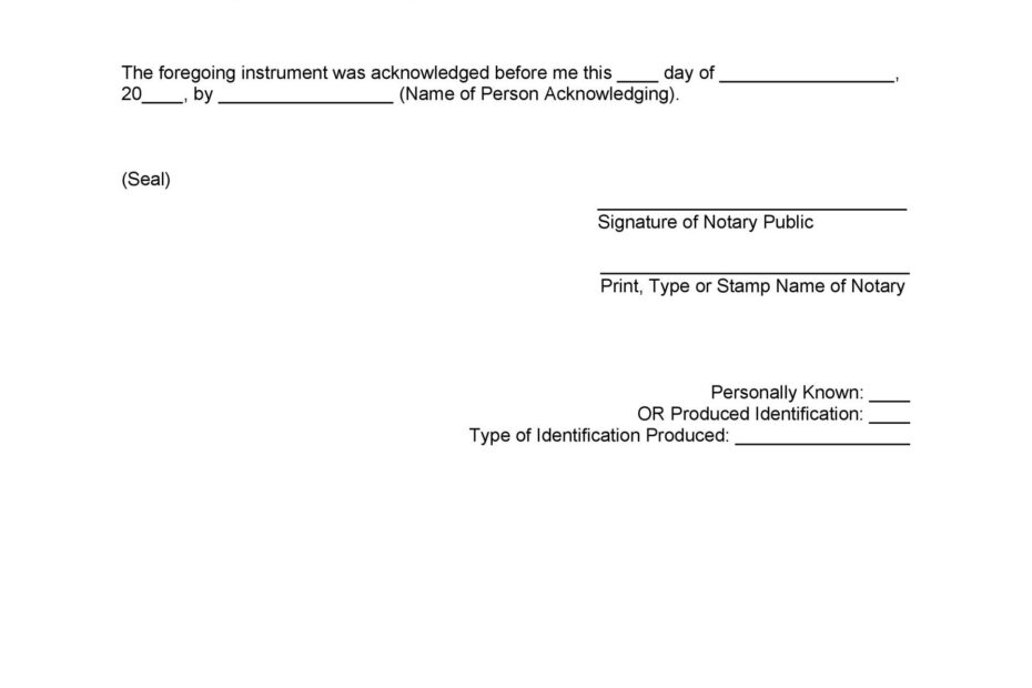 Notary Forms Printable Printable Forms Free Online
