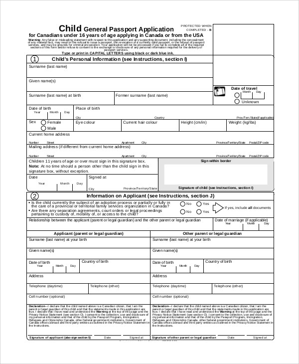Passport Renewal Form H Printable Form 2024