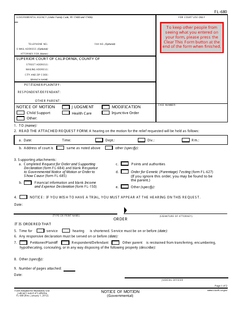 Pdf Florida Dh 680 Form Printable Printable Forms Free Online