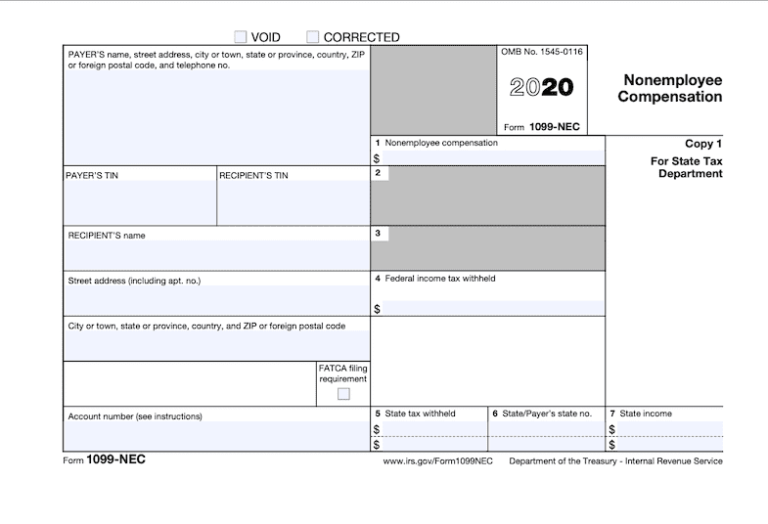 Printable 1099 Nec Form 2024
