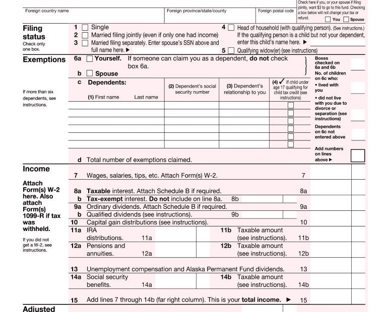 Printable 2025 1040 Form Printable Forms