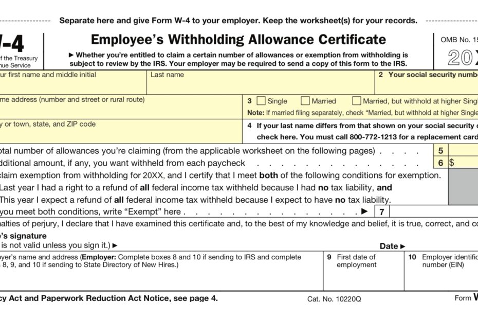 Printable 2025 W 4 Form Edna R Harmon