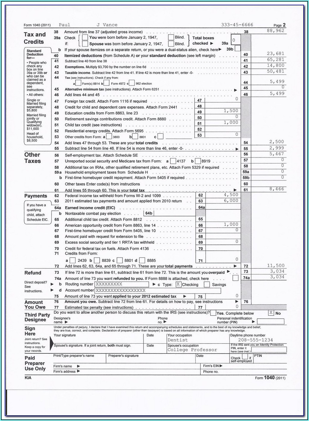 Printable Form 1040ez Printable Forms Free Online
