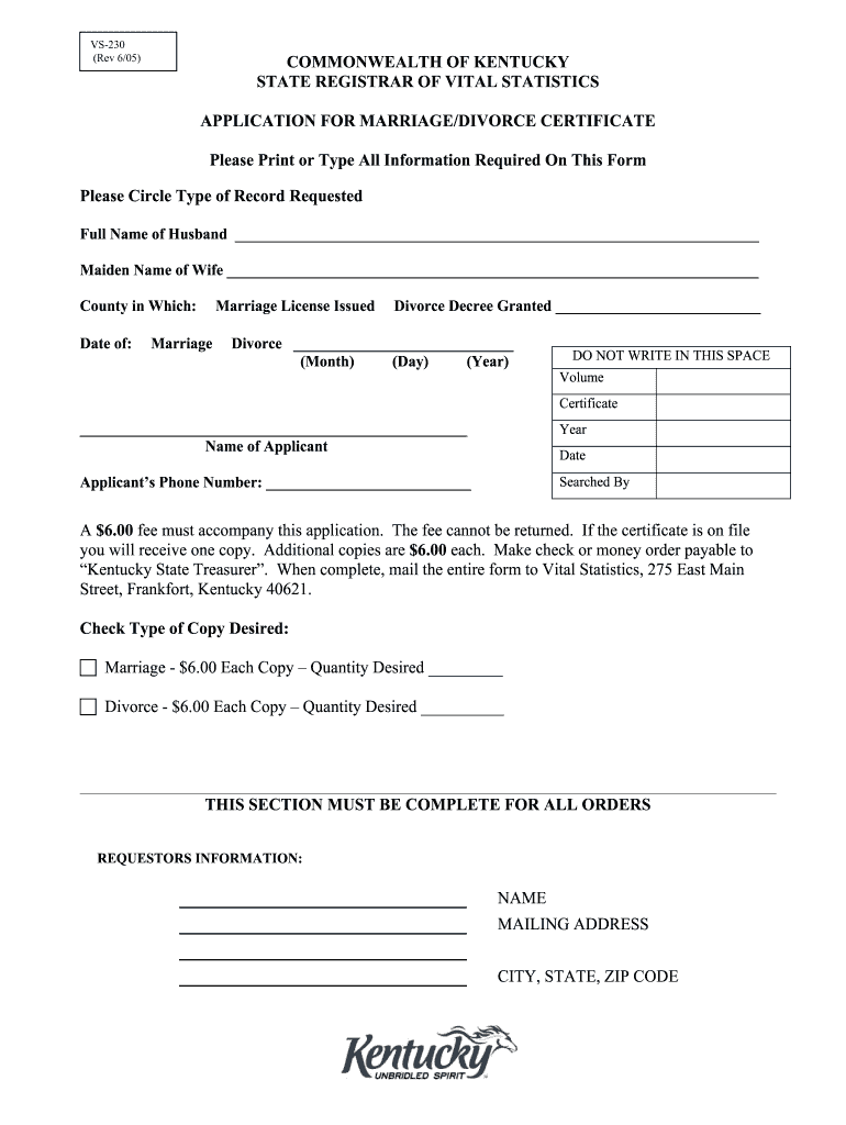 Printable Kentucky Divorce Forms Printable Forms Free Online