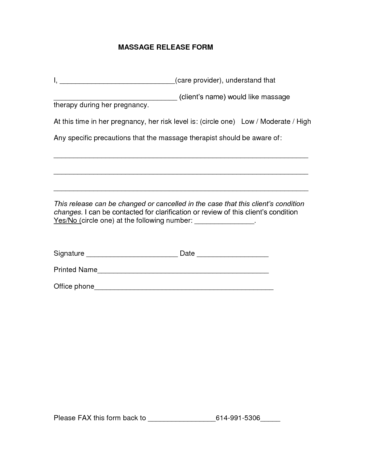 Printable Medical Release Form Template Printable Templates