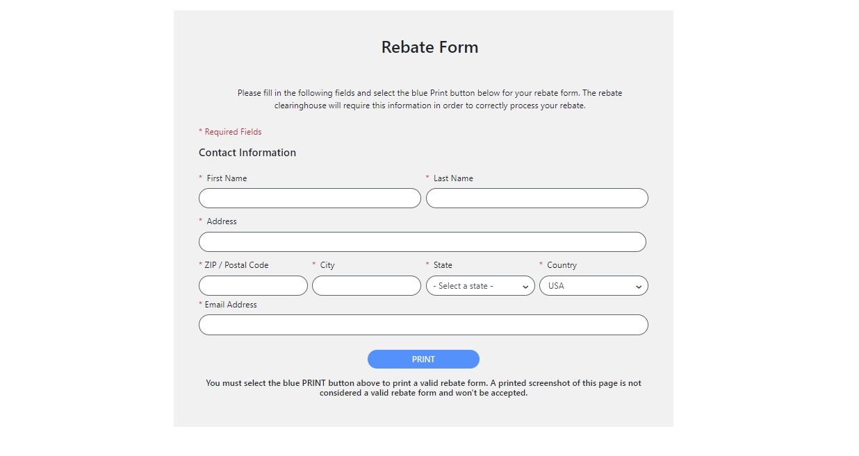 Printable Menards Rebate Form 2025