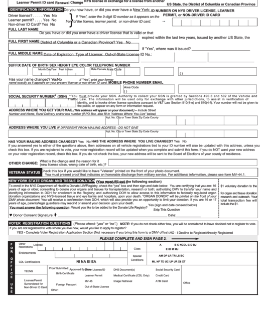 Printable Mv 44 Form