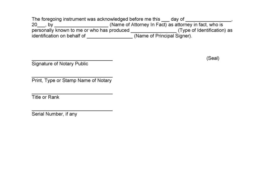 Printable Notary Forms Fillable Form 2025