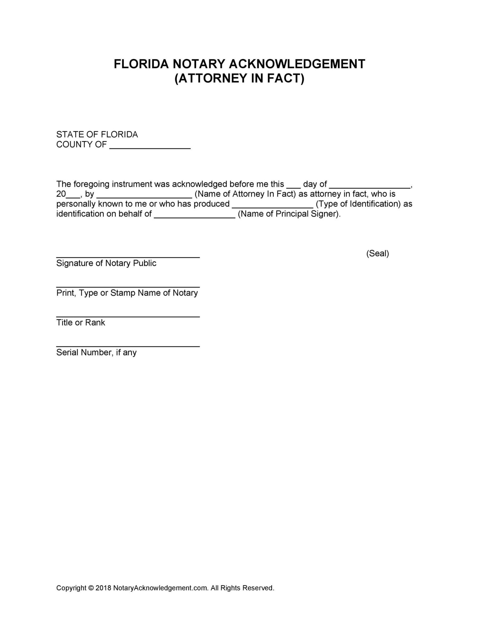 Printable Notary Forms Fillable Form 2025
