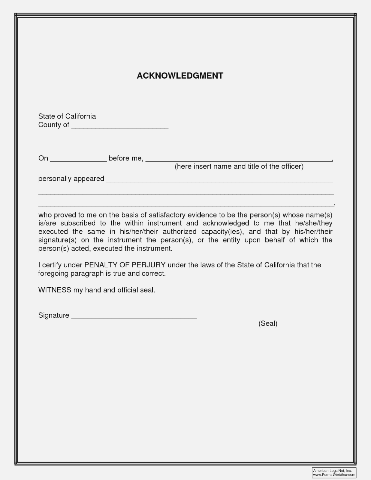 Printable Notary Forms Printable Form 2024