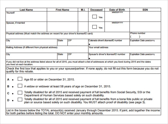 Printable Rebate Forms Fillable Form 2025