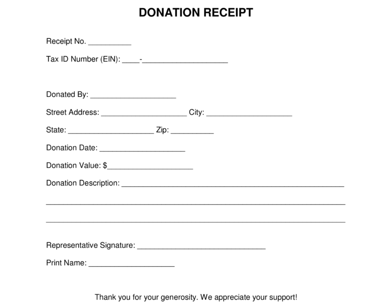 Printable Salvation Army Donation Form Printable Form 2024