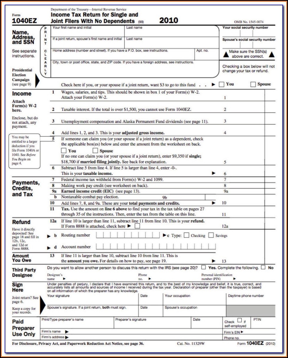 Printable Tax Forms 1040ez 2018 Form Resume Examples xz20BNzYql Printable Tax Forms 1040ez 2018 Form Resume Examples xz20BNzYql