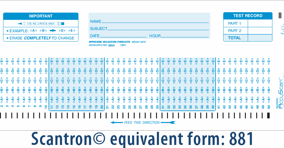 Scantron Forms Printable Printable Forms Free Online