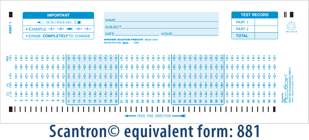 Scantron Forms Printable Printable Forms Free Online