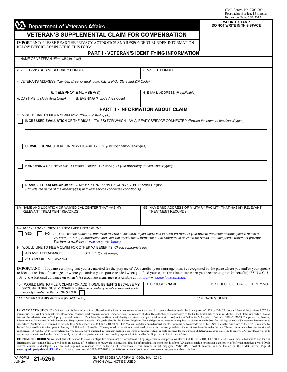 Va Form 21 4192 Printable