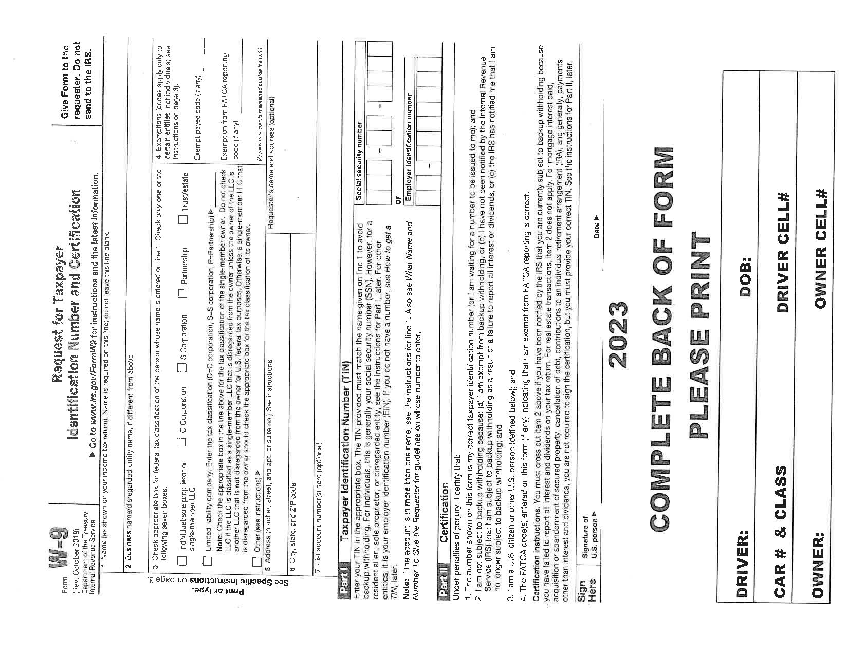 W 9 2024 Printable Form Irs Roze Robenia