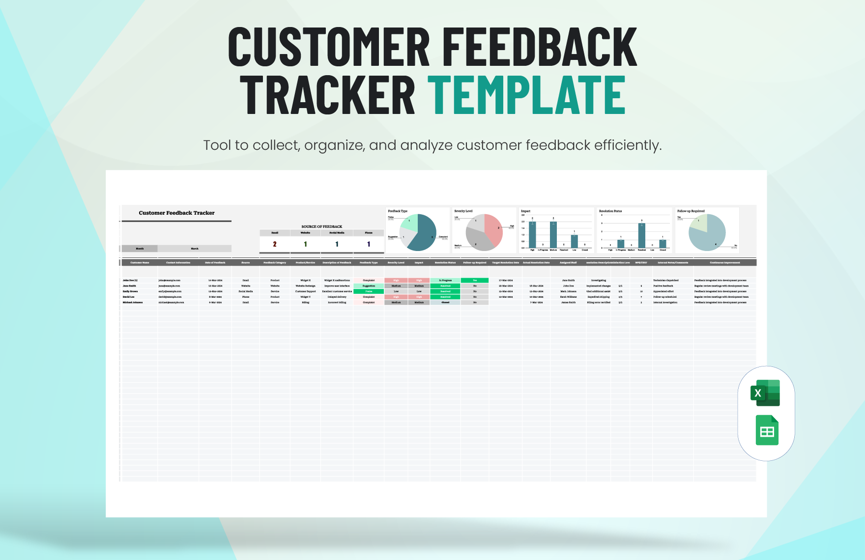 Customer Feedback Tracker