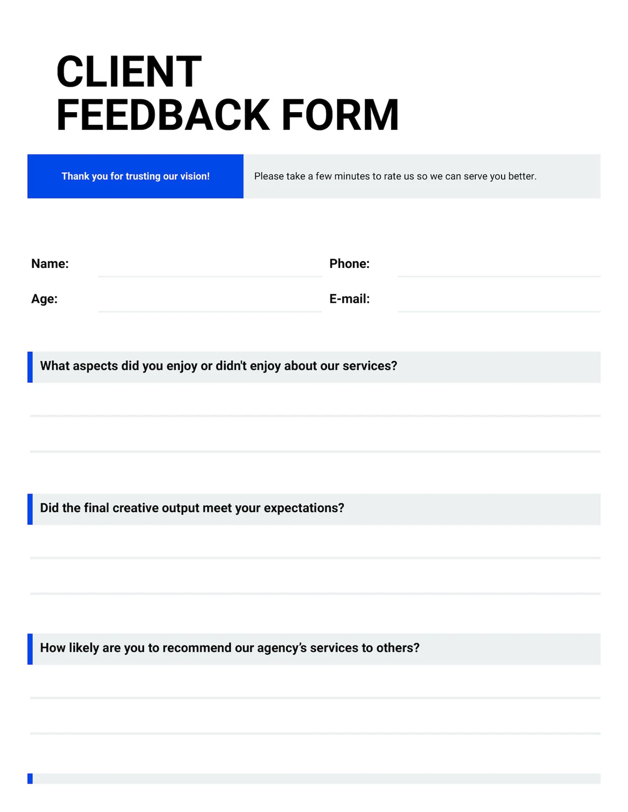 Feedback