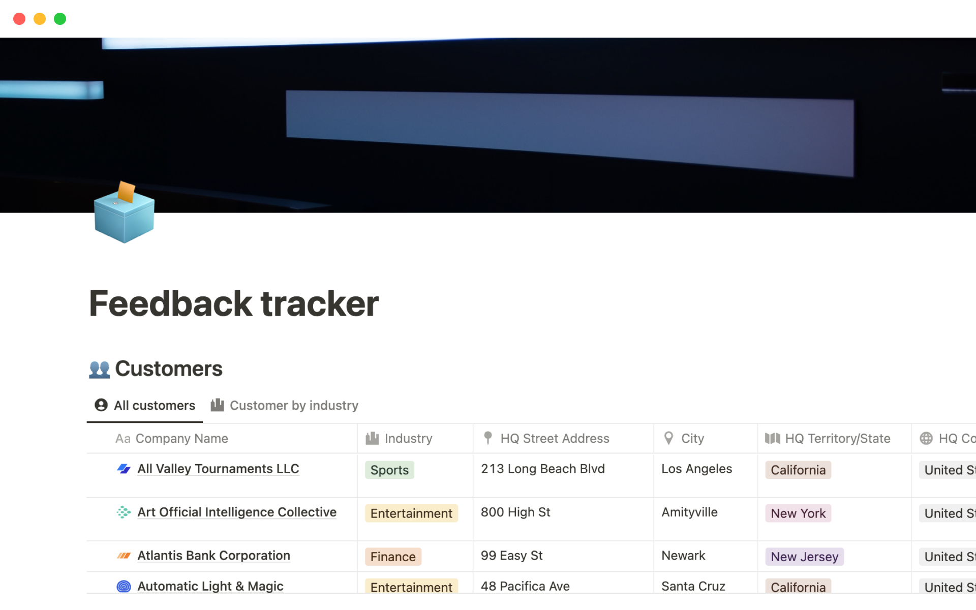 Feedback Tracker