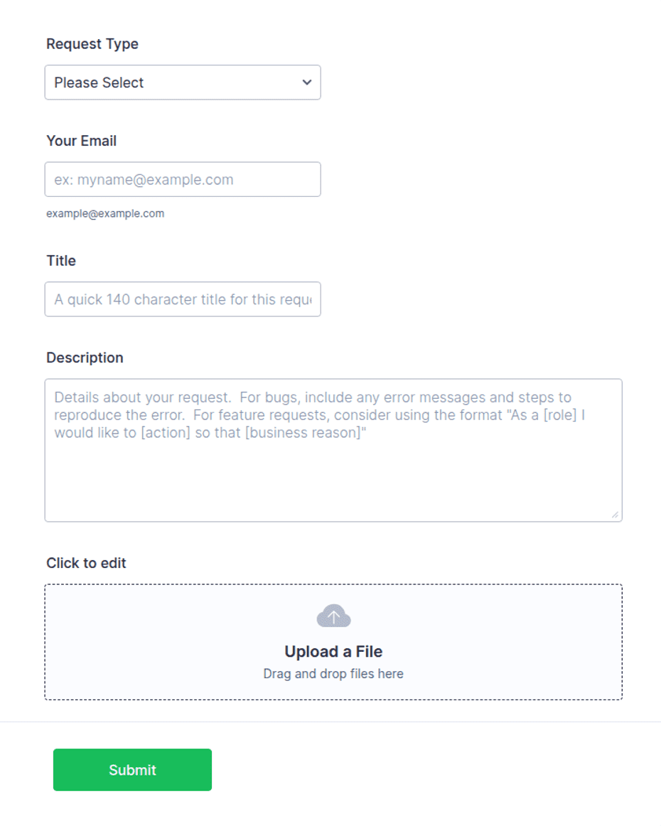 Helpdesk Request