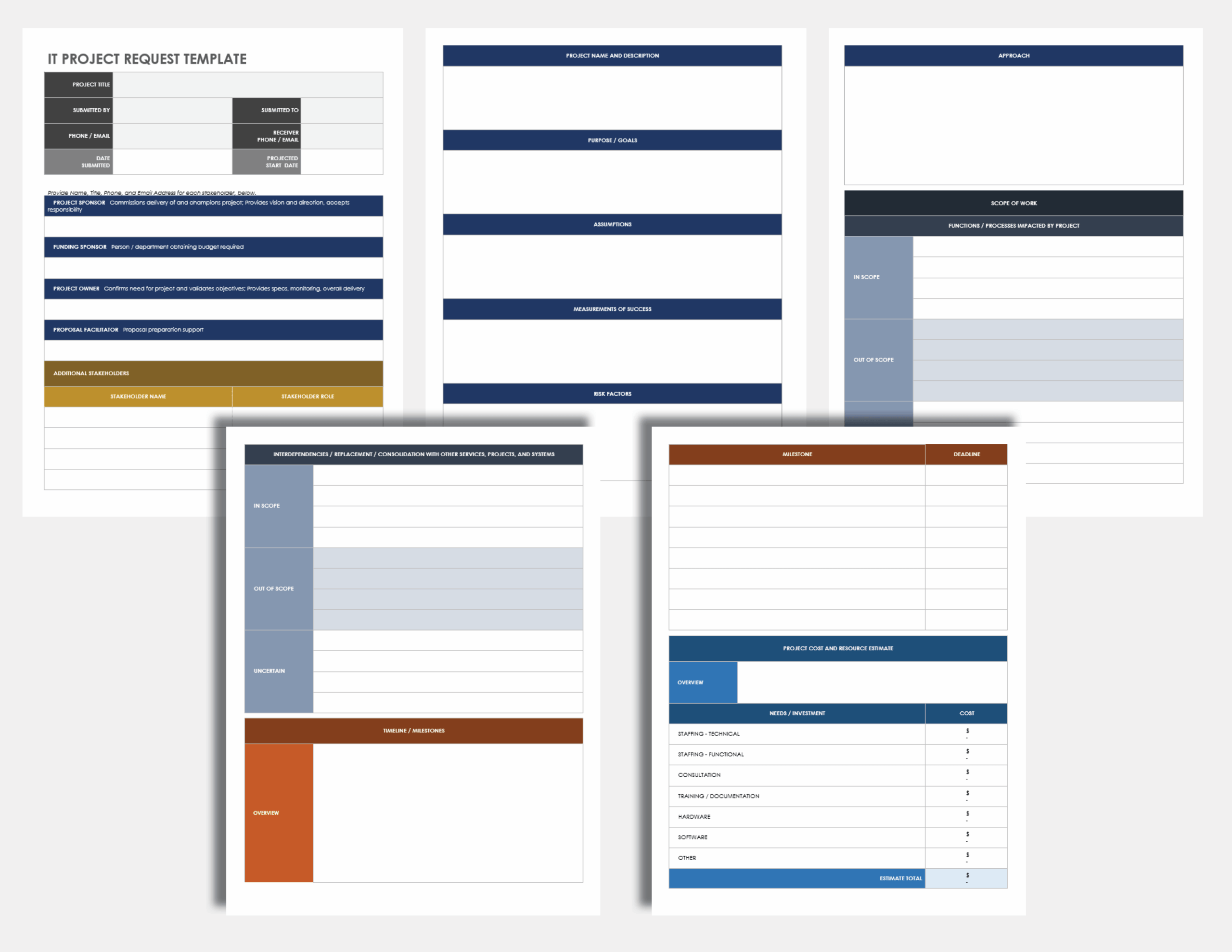 Project Request Form Templates