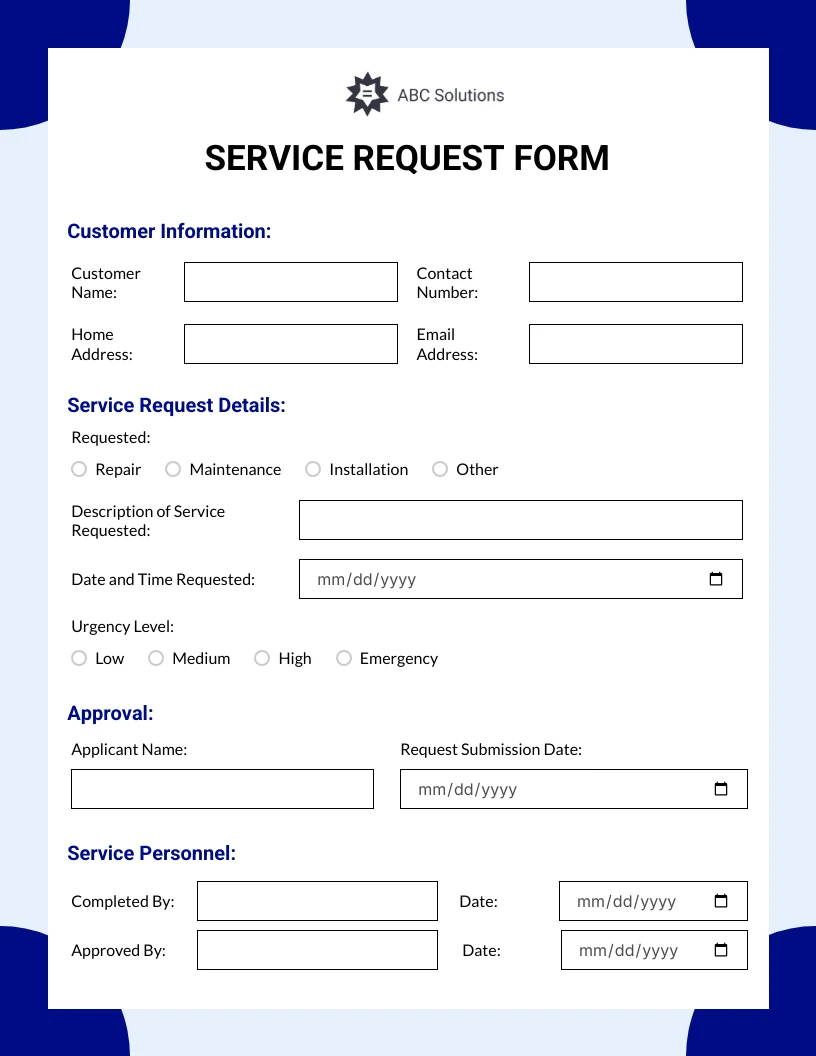 Service Request Form A532a94d A2d5 4de2 A002 060dbc11008a