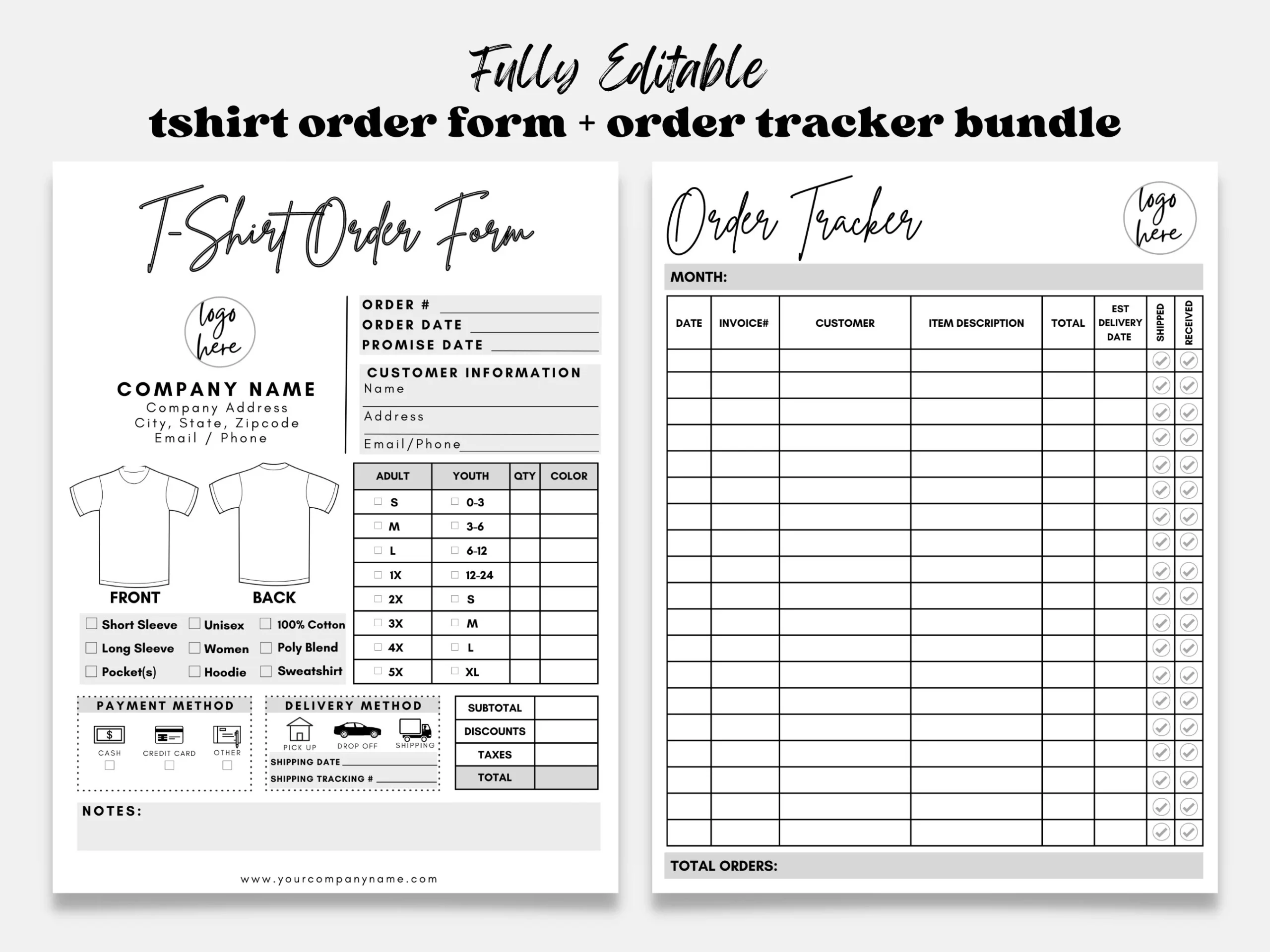 Tshirt Order Form Shirt Order Form Tshirt Order Form Shirt Order Form